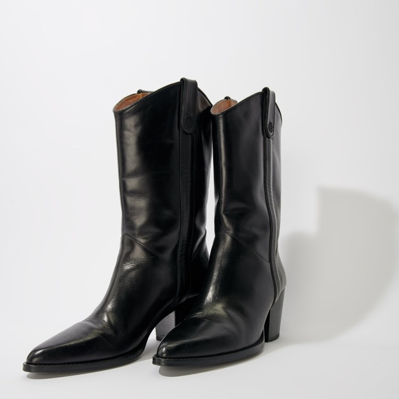 Maje Leather Boots - Picture 3 of 16